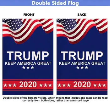 JAV Rinkimų Naujas Puikus Amerikos Prezidentas, Donald Trump 2020 Vėliavos Dvipusis Audinys Koziris Vėliavos Lauko Dekoracija Kieme