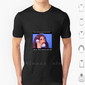 Jėzus Meme Merch Marškinėliai Medvilnės Vyrai Moterys 
