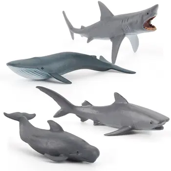 Jūrų Biologinių Modelis Ocean Gyvenimo Žaislas Švietimo Jūros Gyvūnų Banginis Ryklių Aštuonkojai Žuvų Pingvinas Žaislai Vaikams, Vaikams, Dovanų Puošimas