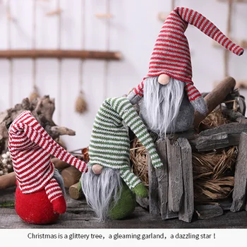 Kalėdų Beveidis Lėlės Ilgai Skrybėlę Miško Vyras Statulėlės Namuose Kalėdos Padėkos Kalėdų Atostogų Apdaila