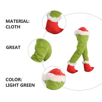 Kalėdų Eglutės papuošalus Įdaryti Elf Kojos Šalies Ornamentu Dovanos Vaikams