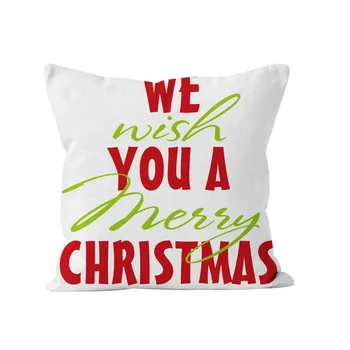 Kalėdų pagalvėlė padengti 45*45 Užvalkalas sofos pagalvėlių Pagalvių užvalkalai Medvilniniai Skalbiniai pagalvių užvalkalus Namų Dekoro
