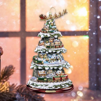Kalėdų Siena Lipdukas Namo Sienos Windom Apdailos Kalėdų Medžio Wearth Formos Lipdukai, Tapetai, Dekoras Patalpų Įklijuoti Lipdukus