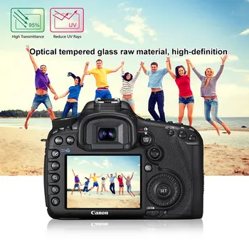 Kamera Grūdintas Stiklas Screen Protector for Canon 5D Mark IV / Mark III 650D 70D 700D 750D 760D 80D už Nikon D500 D600 D610