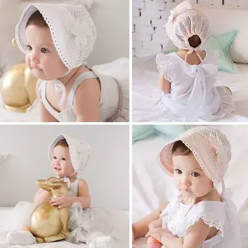 Karšto 1Pcs Puikus 2Colors Minkštas Princesės Skrybėlę Baby Girl Beanies Bžūp Saulės Skrybėlės Naujagimis