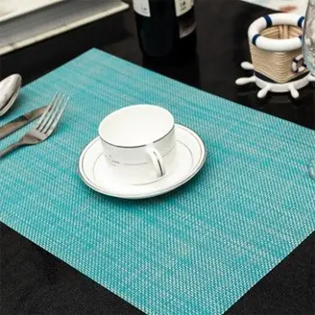 KARŠTO PARDAVIMAS NAUJŲ keturios Europos stiliaus vientisa spalva stalo trinkelėmis, stalo kilimėlis,taurės kilimėlis,dubenėlį trinkelėmis,vakarietišką maisto padėklas