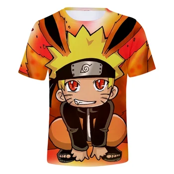 Karšto Pardavimo Naruto Minato Namikaze 3D marškinėliai Vyrų/moterų Mados Trišakiai, Karšto Animacija Naruto 3D Spausdinimo vyriški marškinėliai Drabužių