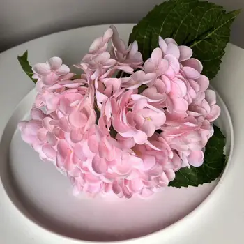 KARŠTO PARDAVIMO！！！1Pc Dirbtinių Gėlių 3D Drėkina Hydrangea Viešbutis Vestuvių Namų Dekoro Dovana