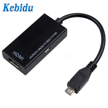 Kebidu Micro USB Į HDMI suderinamus 1080P HD Adapterio Kabelis, Mikro USB Įtaisas HDTV Adapterius, Skirtus Samsung Galaxy HUAWEI