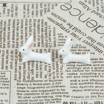 Keramikos Dizaino Rabbit Nagų Dailės Teptukas Turėtojo Nustatyti Pen Displayer Stovėti Įrankiai Akrilo UV Gelio Teptuku Poilsio Laikikliai Nagų Papuošimai