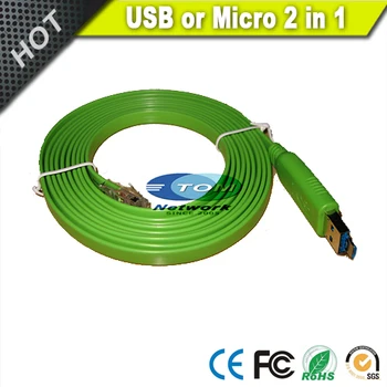 Klasikinio FTDI FT232RL Mikroschema, Micro usb+USB į RJ45 konsolės kabelis, skirtas 