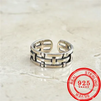 Korėjos versija karšto pardavimas naujų 925 sterlingas sidabro žiedas atidaryti žiedas ponios originalus bauda papuošalai, dovana, mada aksesuarai