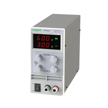 KPS603D Verstelbare Hoge Precisie Dubbele LED Ekranas Schakelaar DC Voeding Bescherming Functie 60V3A 110 V-220 V lab Apparatuur