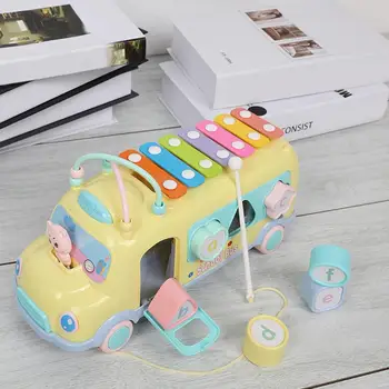 Kūdikių Perkusija, Fortepijonas Autobusų Žaislas Švietimo Vaikiška Dovana Kūdikių Ankstyvosios Vaikystės Smegenų Vystymuisi Beldžiasi Fortepijonas Žaislas