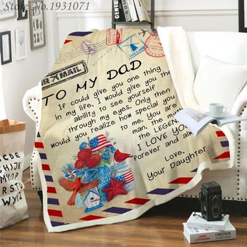 Laiško Raides, Kad Mano Sūnus Išreikšti Meilę Antklodė 3D Spausdinimo Sherpa Antklodę ant Lovos Namų Tekstilės Sapnų Stiliaus Dovana 10