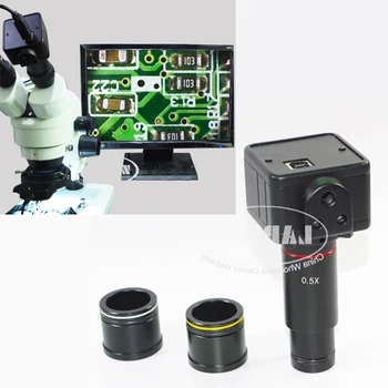 Lapsun 5MP USB Mikroskopą, C-Mount Skaitmeninis Okuliaro Kamera Rinkinio Sistema + 0,5 X 23 mm Adapteris 30mm 30.5 mm Relay Objektyvas
