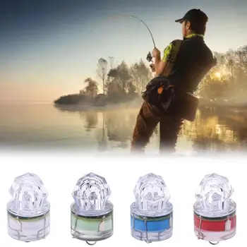 Lauko Povandeninės Žūklės Šviesos ABS Mini LED Vandeniui Žvejybos Masalas Šviesos diodų (LED Povandeninės Žūklės Mirksi Žvejybos Šviesos