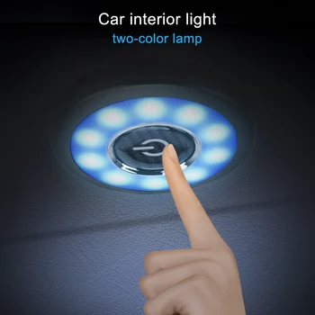 LED Automobilio Salono Skaitymo Šviesos Kupolas Transporto priemonės Patalpų Lubų Lempa Magnetinio LED Naktį Automobilių galinių sėdynių, Lubų, Stogo Šviesos Rinkiniai