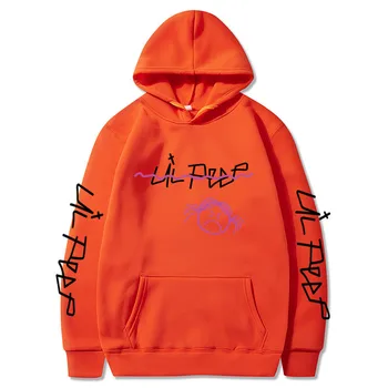Lil Peep Hoodies vyriški Megztiniai su Gobtuvu Megztinis Sweatershirts Vyrų/Moterų Streetwear Hoodie