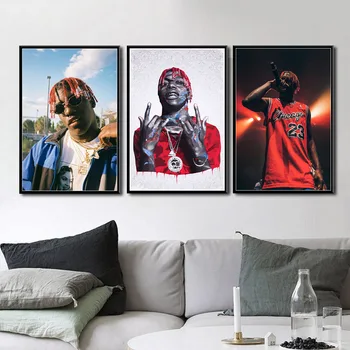 Lil Yachty Hip-Hop Repo Muzikos Dainininkas Star Reperis Meno Tapybos Šilko, Drobės, Sienos Plakatas Namų Dekoro obrazy plakat