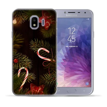 Linksmų Kalėdų, Naujųjų Metų Case For Samsung Galaxy J3 Skyrius J5 J7 2016 2017 J2 Pro J5 Premjero J4 J6 J7 J8 2018 Pastaba 8 9 10 Pro M10 M20 M30