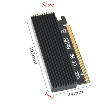 M. 2 NVME SSD adapteris M. 2 PCIE 3.0 X16 valdiklio plokštė klavišą M sąsaja