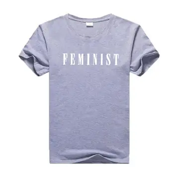Mados Feminizmo Marškinėliai Moterims Topai Vasaros Trumpomis Rankovėmis Hipster Balti Juodi Marškinėliai Tee Marškinėliai Femme Atsitiktinis Harajuku Moterų Marškinėlius