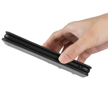 Magnetinio Flip Case For iPhone XS Max XR Atveju Retro Prabanga PU Odos Piniginės 