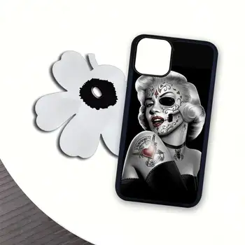 Marilyn Monroe Meno TPU PC telefono dangtelį atveju iphone, se 2020 6 6s 7 8 plus x xs max xr 11 12 pro max coque