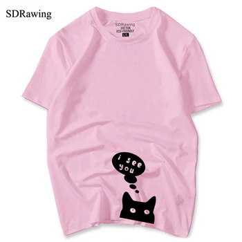 Matau, jūs Kačių marškinėliai Katė moterys T-shirt Katės gimtadienio Moterų drabužiai Naminių Kačių gerbėjas Juokingi Grafikos tees vatos pagaliukai lašas laivas
