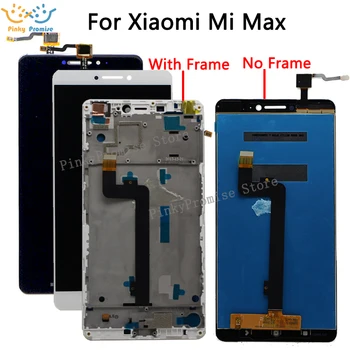Mažo Dydžio Ekranas XIAOMI Mi Max LCD Ekranas Jutiklinis Ekranas mimax su Rėmu Xiaomi Mi Max LCD Ekranas Pakeitimo