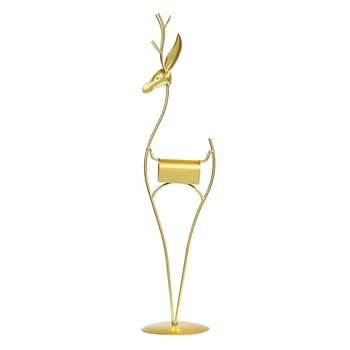Mielas Darbalaukio Namų Dekoro Aukso Ornamentu Nordic Office Stiliaus Kolekcionavimas Geležies Meno Artware Miegamojo Kambarį Elnių Skulptūros Dovana