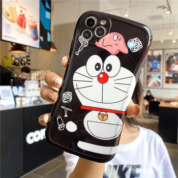 Mielas Japonija Doraemon lanko kreive, telefono dėklas skirtas iphone 12 11 Pro Max 