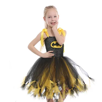 Mielas Super Herojus Baleto Sijonas Kostiumas Batgirl Tutu Sijonas Mergaitėms Cosplay Kostiumai Šalis