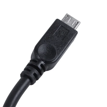 Mini 5 pin female adapter, black Micro-USB 5 pin male