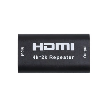 Mini HDMI Extender Kartotuvas 1080P 4K*2K 3D HDMI Adapteris Signalo Stiprintuvas Stiprintuvas 4.95 Gbps Per Signalas HDTV AH131+ HDMI Extender