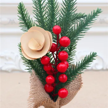 Mini Kalėdų Medis, Pušis Gėlės Kalėdų Mažas Pušies Stalo Dekoracijas Namuose 2020 Naujųjų Metų Navadid Meno 