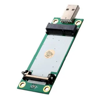 Mini PCI-E Wireless WWAN į USB Adapteris Kortelę į SIM Kortelės Lizdą, Modulio Testavimo Įrankiai