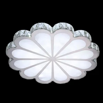 Modernus minimalistinis gėlių formos kristalų lubų lempa led kambarį valgomasis kristalų lempos miegamasis kristalų lubų lempa lempos