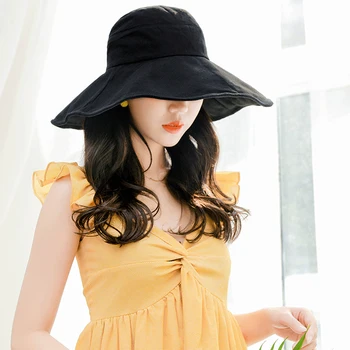 Moterų Kibirą Skrybėlės 2021 Naujausius Stilius plataus kraštais Skrybėlę Paplūdimio Skrybėlę Mados Vasaros anti-UV Ponios Veidrodėliai Saulės Kepurės Mergaitėms Dovanų