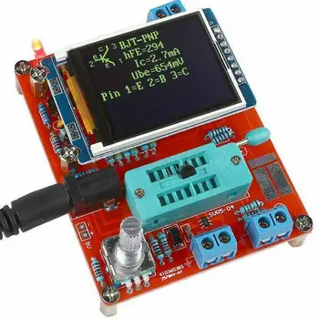Multi-funkcija TFT LCD GM328 Tranzistorius Testeris LCR ESR Aikštėje Talpos Generatorius METRŲ Diodų Signalo matuoklis banga PWM Frequ O5F7