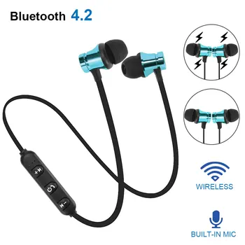 Muzikos Bluetooth 4.2 Ausinės XT11 Sportas Veikia Belaidis 