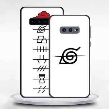 Naruto Akatsuki Telefono dėklas Samsung Galaxy A51 A71 A50 A70 A10 A30 A31 A41 M31 M51 S20 FE S20 Ultra Minkštas Viršelis