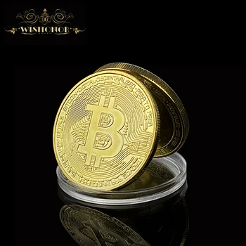 Naujas Bitcoin,Ethereum,Litecoin,Brūkšnys,Ripple,Monero,EOS monetos Metalo Fizinio sidabro/aukso spalvos Proginę BTC Monetos