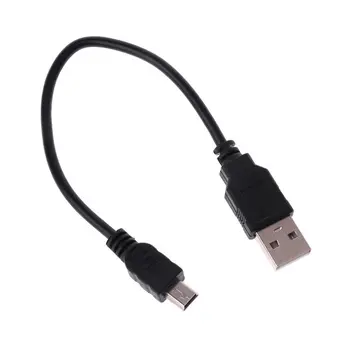 Naujas USB Trumpas 2.0 A Male į Mini 5 Pin B Duomenų Įkrovimo Kabelis Laido Adapteris
