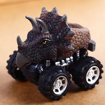 Nauji Kids Žaislų, Animacinių Filmų Dinozaurų Galinės Automobilio Modelio, Mini Žaislas Automobilių Vaikams Dovanų Įdomių Unikalių Švietimo Žaislai