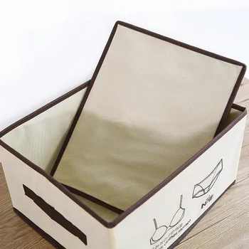 Neaustinis Drabužių Saugojimo Dėžės Drobės Sudaro Šepetys Kosmetikos Kanceliarinės Prekės Knygos Ir Žurnalo Saugojimo Krepšys Vaikas Žaislų Saugojimo Dėžutė