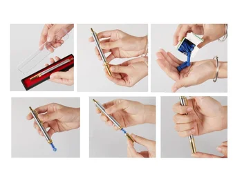 Nerūdijančio plieno irisl pen lancet taško pen medicininė kraujo nuleidimas pen akupunktūra masažas usetina