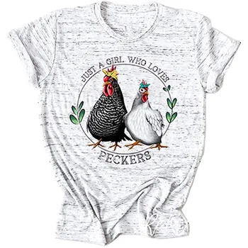 Padėkos Moterų Harajuku T-shirt Peckers Medvilnės Atsitiktinis Juokingi marškinėliai Tee Lady Yong Mergina Kasdien Laukinių Marškinėliai