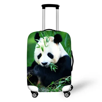 Panda Dizainas, kelionės reikmenys, lagaminai apsauginiai dangteliai 18-30 colių elastinga bagažo dulkių padengti atveju tampus Vandeniui